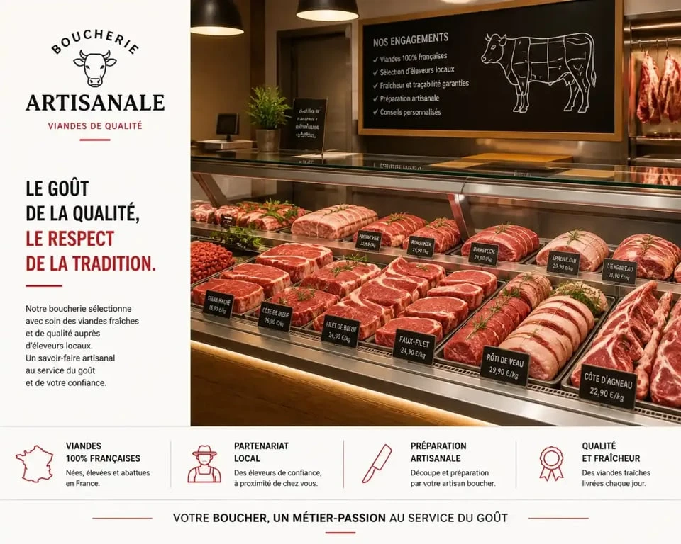 Boucherie halal à Aix-en-Provence proposant des viandes fraîches et certifiées