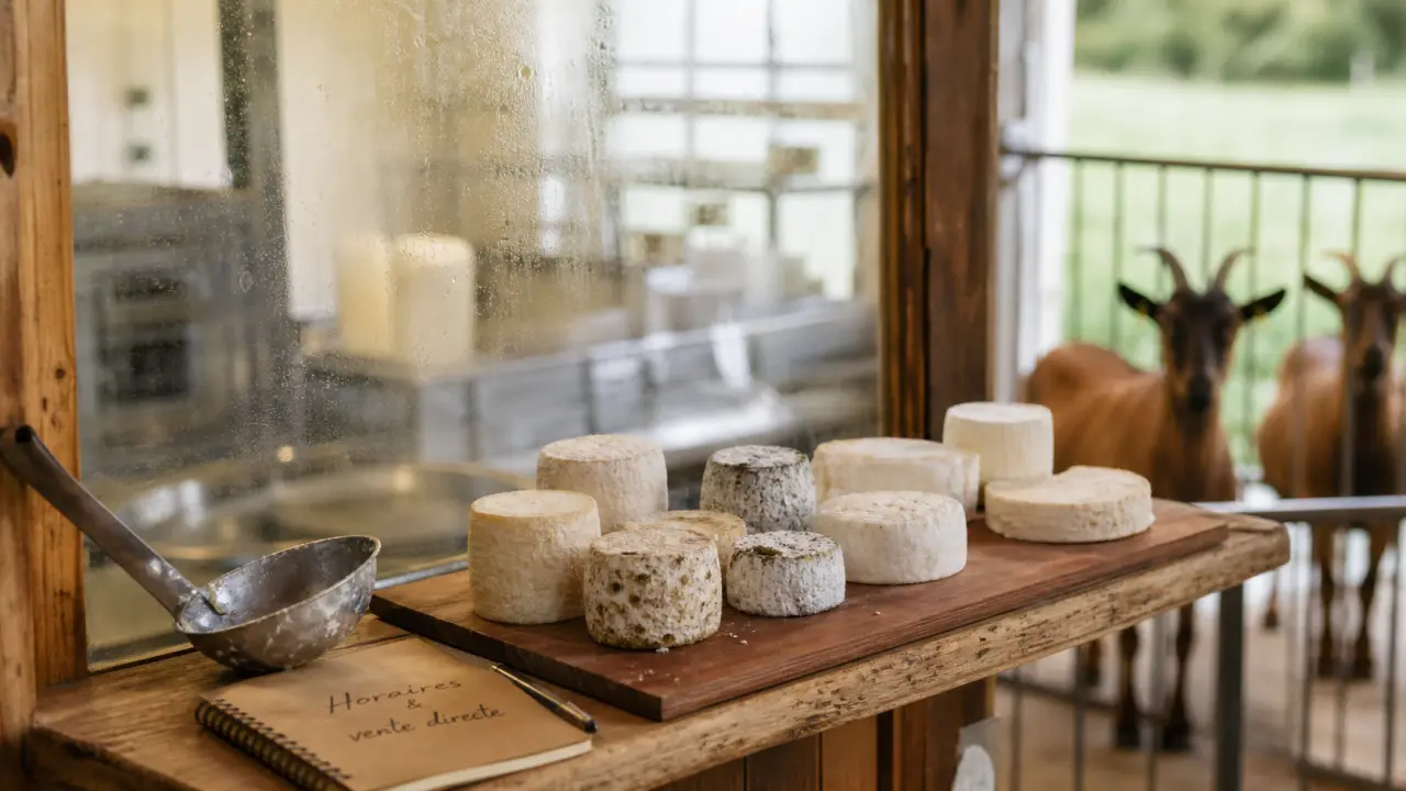 Ferme de fromage de chevre : vente directe et fromages de chèvre en fromagerie de ferme