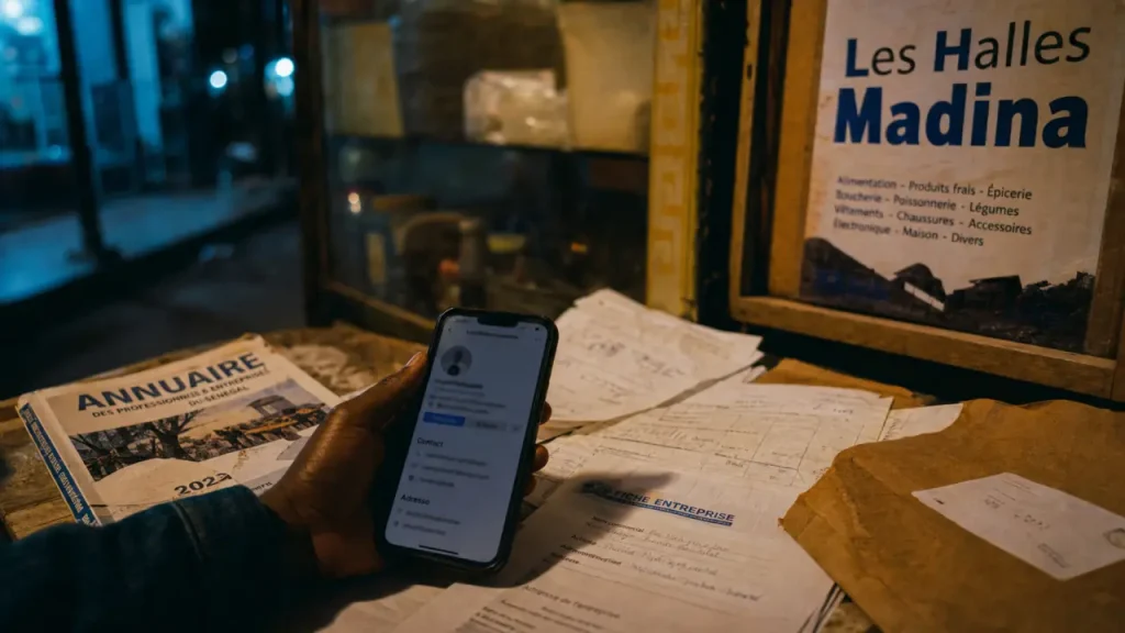 Les halles madina : vérifier l’identité et localiser l’établissement