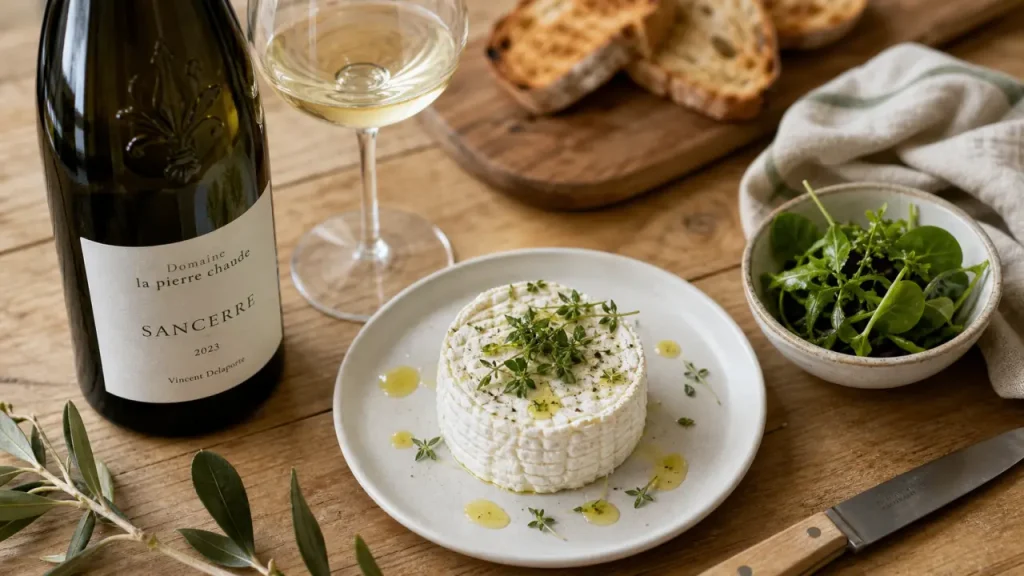 Vin avec fromage de chèvre : blanc vif et rouge léger, accords cuisine