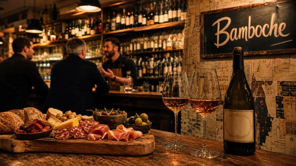 Bamboche à Vourles, cave à vins et bar à vin pour boire sur place ou emporter