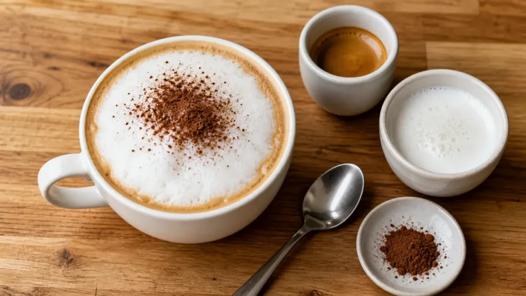 Cappuccino maison : dosage 1/3, mousse stable et versement délicat