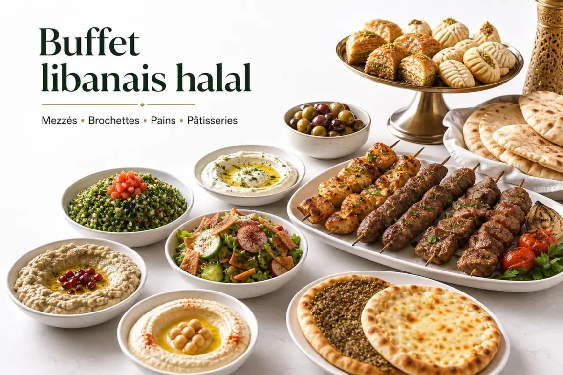 Khalifé boucherie traiteur buffet libanais halal et plats à partager