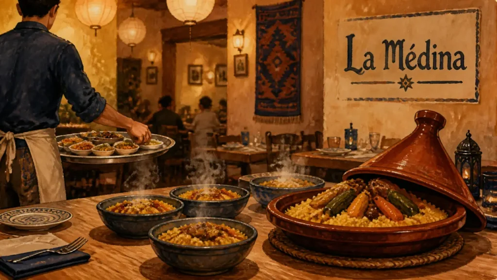 La Médina à La Roche-sur-Yon : cuisine orientale, Sud Avenue et repas à emporter