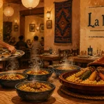 la medina la roche sur yon : tajine et couscous à emporter, salle chaleureuse