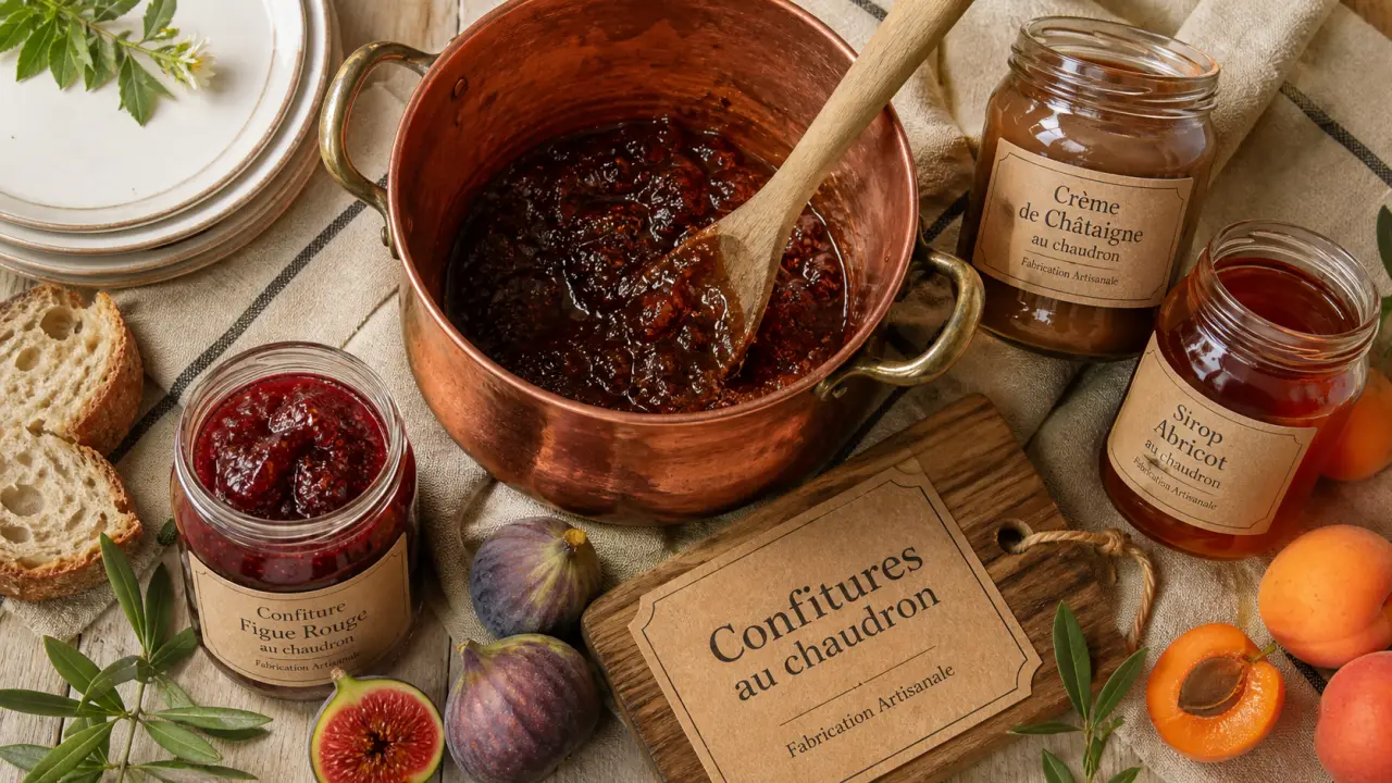 Provence gourmande produits du terroir : confitures au chaudron à Cuers