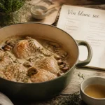 Quelle viande cuisiner avec du vin blanc : poulet en cocotte au vin blanc