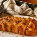 Recette sale : cake moelleux aux lardons, tranches dorées