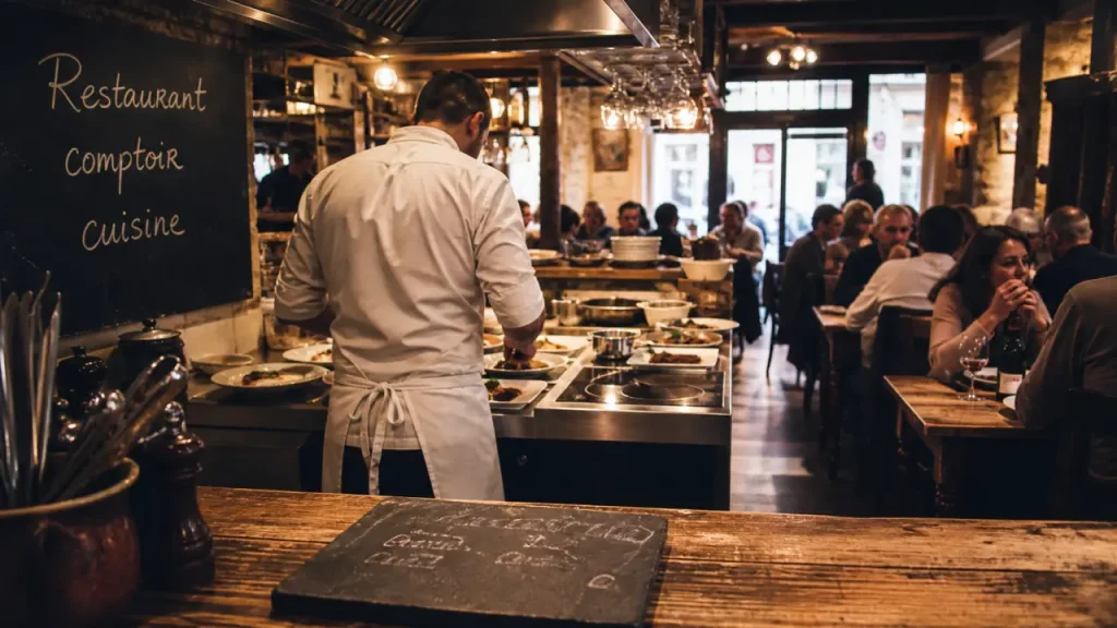 Restaurant comptoir cuisine à Bordeaux : choisir la bonne table selon l’ambiance, la carte et le moment