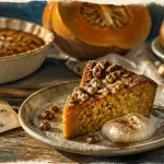 Dessert d automne potimarron et épices, gâteau moelleux