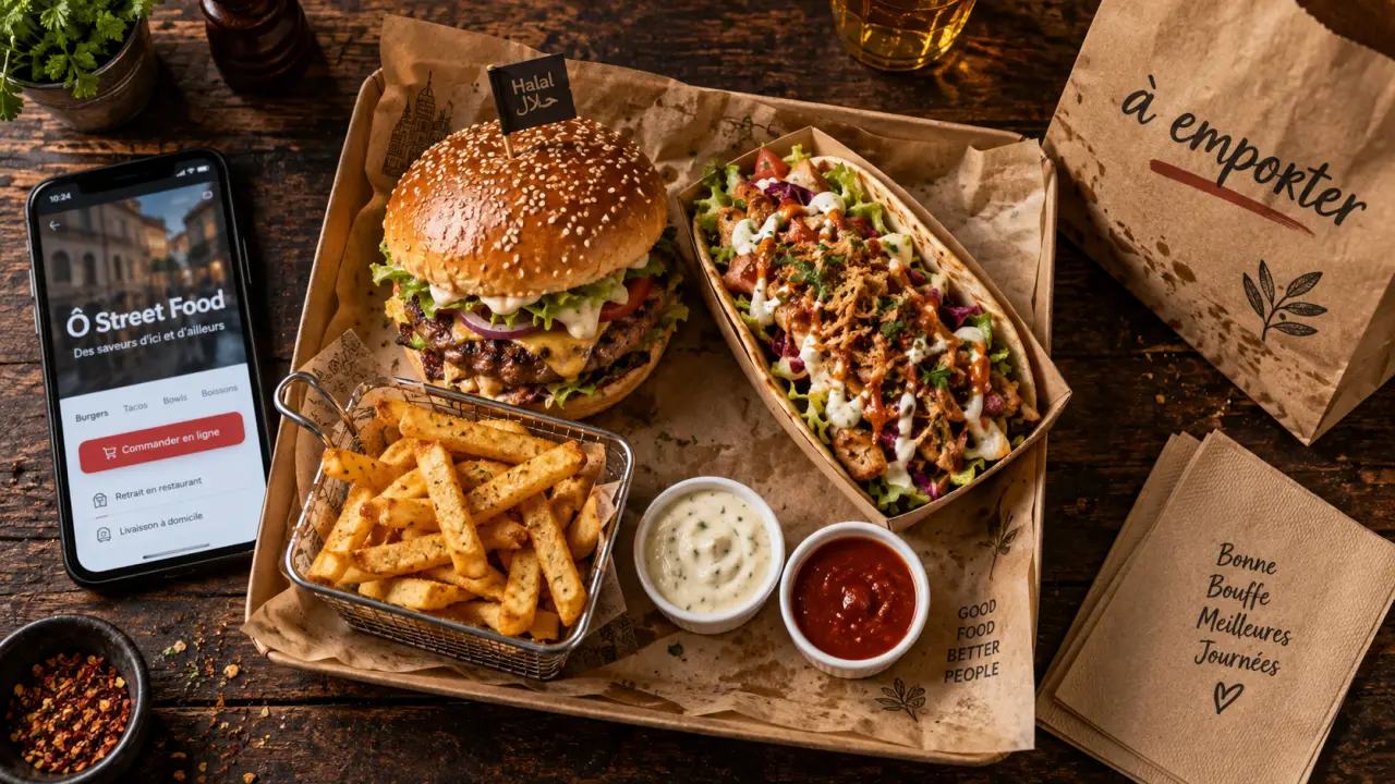 o street food : burger halal et tacos à emporter à Saint-Nicolas-de-Port