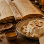 Recettes médiévales : 125 recettes de cuisine du moyen âge, blanc-manger au poulet et miel, table médiévale