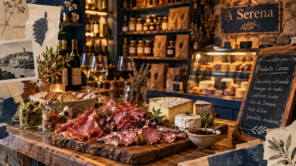 A Serena, épicerie fine corse à Antibes : entre emplettes gourmandes et bar à vins