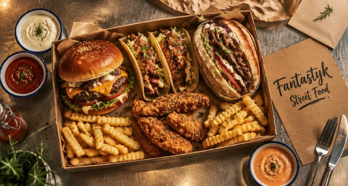 Fantastyk street food paris 12 : burger et tacos sur table