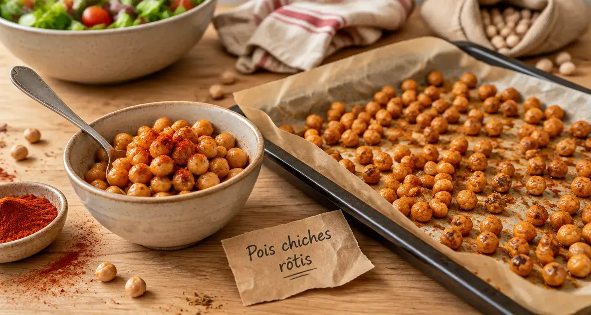 Préparation pois chiche : pois chiches rôtis, sel trop tôt