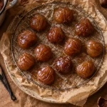 Recettes des marrons glacés : marrons glacés tièdes, glaçage caramel